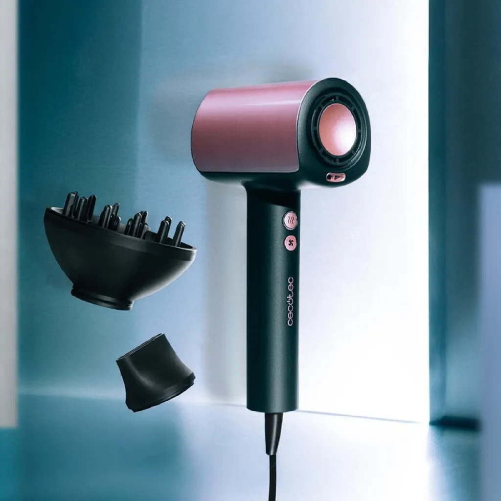 Asciugacapelli Cecotec Dryglam Nano Plasma 1600W Affidabile e Sicuro