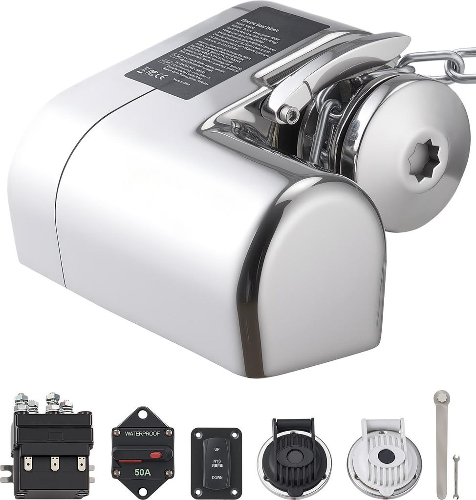 SucceBuy Elektrische Angelwinde, 12 V DC 600 W, geeignet Produktbild 