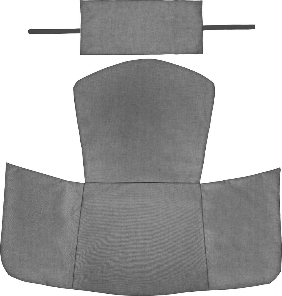Hängesessel Kissenbezug, Polsterbezug, Überzug für Polyrattan / Rattan Kissen Hängeschaukel, Hängekorb, Schaukel Korb, Rückenkissenbezug in d...