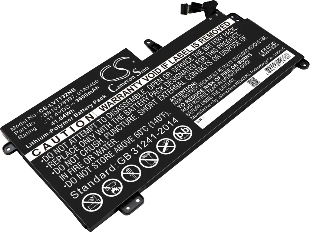 Batteria TECHTEK Compatibile Lenovo ThinkPad 13 S2 | Celle A+ 42Wh