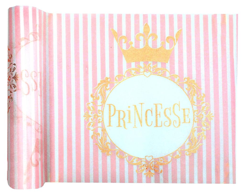 Tischläufer Prinzessin Roségold 3 m x 29 cm -