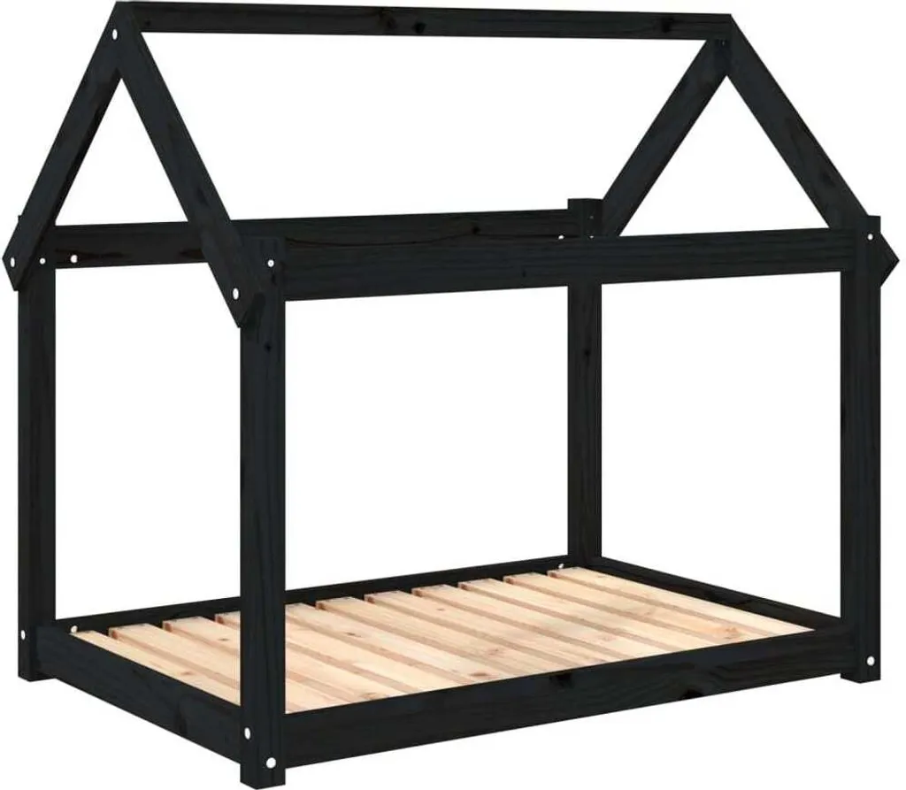 Giroletto per Cani vidaXL 101x70x90 cm Pino Nero - Il Massimo Comfort