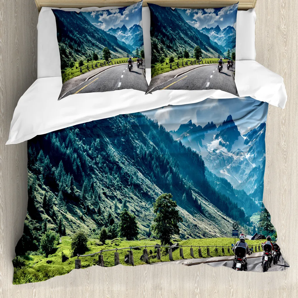 Copripiumino ABAKUHAUS Motociclista 155x220cm Antiacaro Anallergico