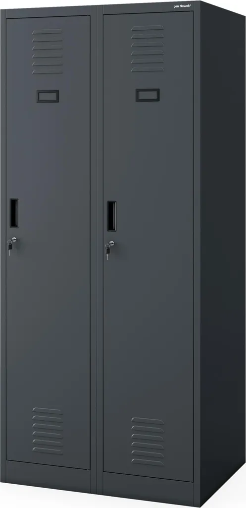 Armoire métallique KACPER D600 anthracite 800 x 1800 x 600 mm