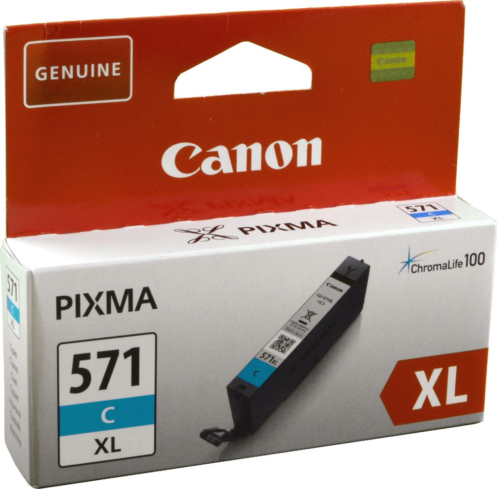 Canon CLI-571XL Tinte Cyan mit hoher Reichweite, Hohe (XL-) Produktbild 