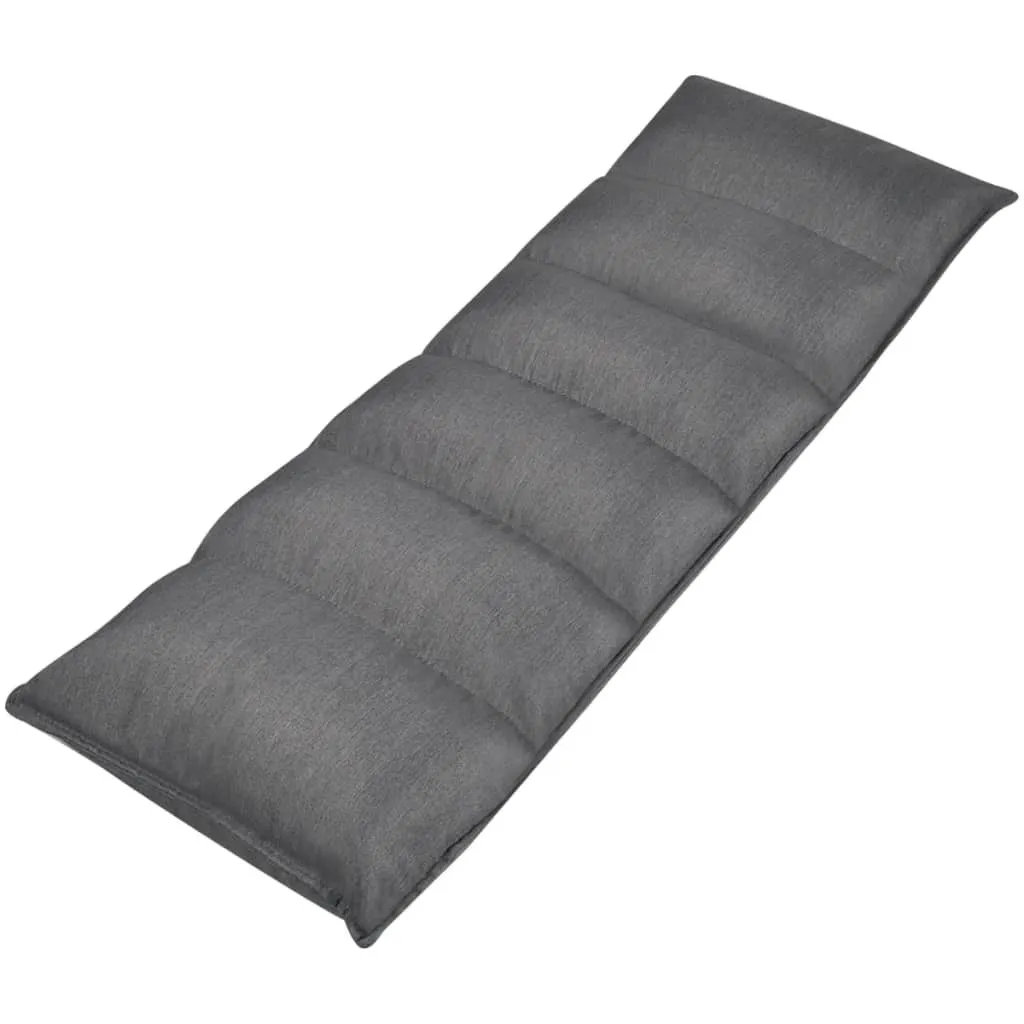 Fauteuil de sol pour Gaming et Méditation - Siège en Tissu Gris Chic