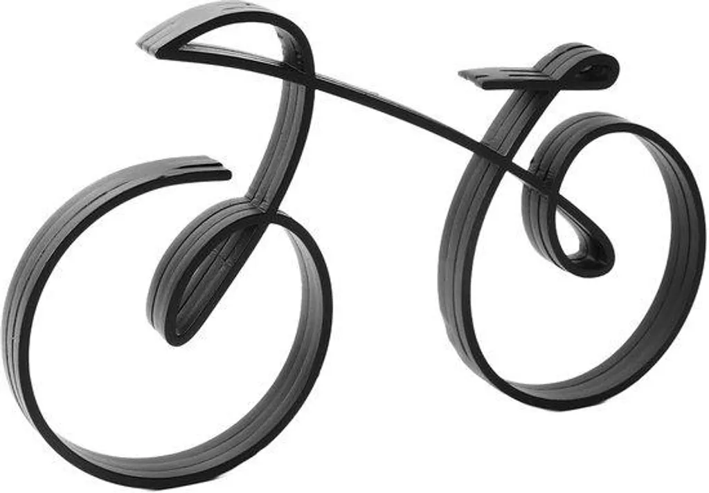 Cadeau pour cycliste : Sculpture vélo métal pour déco maison et bureau