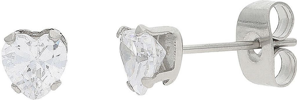 JuwelmaLux Ohrstecker Edelstahl mit Zirkonia JL28-06-0084