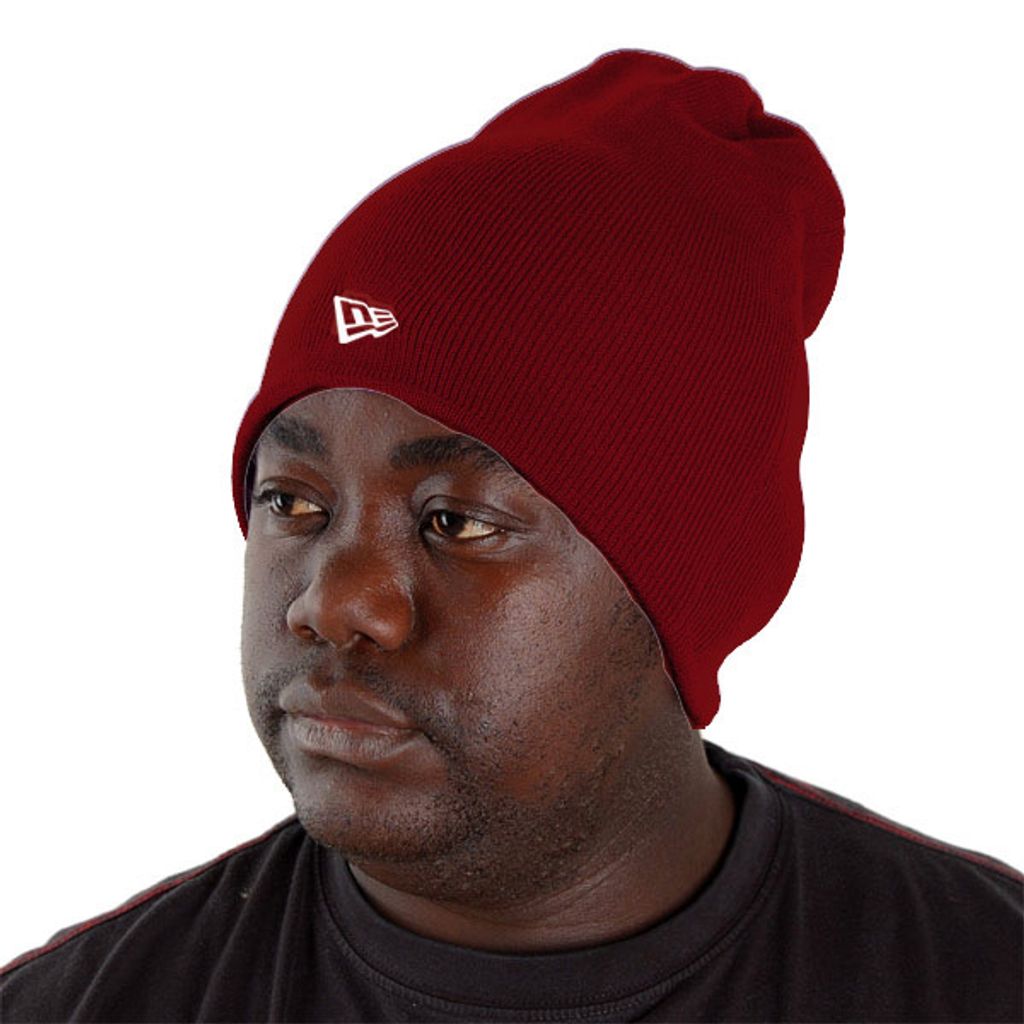 Berretto a maglia lunga New Era Basic Maroon - UNI Immagine del prodotto 