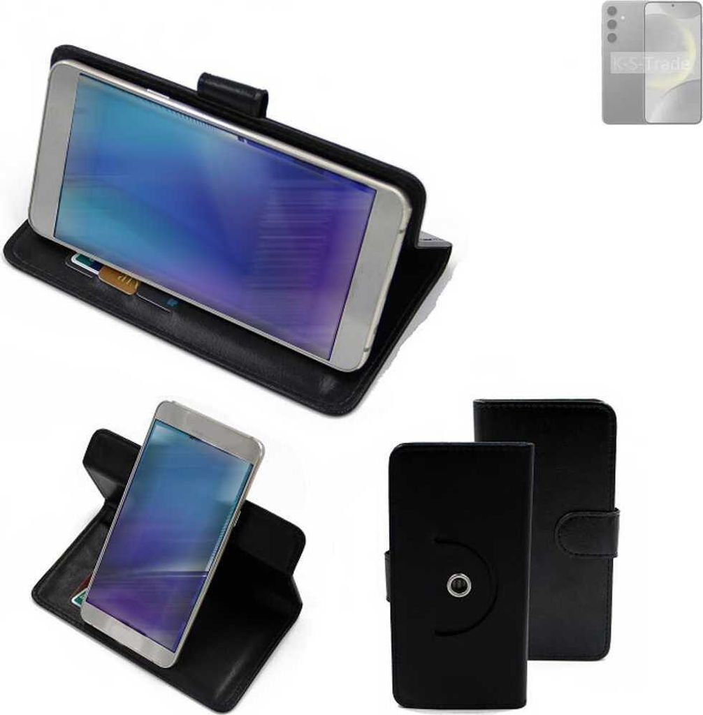 K-S-Trade Case Schutzhülle Handyhülle kompatibel mit Samsung Galaxy S24 Exynos Flipcase Smartphone Cover Handy Schutz Tasche Klapphülle