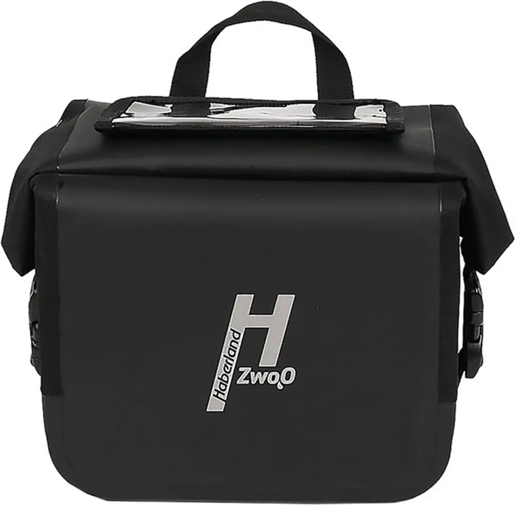 Sacoche guidon Haberland H2O étanche 8L avec adaptateur inclus noir