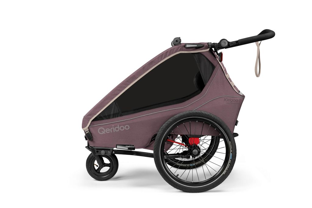 Qeridoo Kidgoo 1 - Kinderfahrradanhänger für 1 Kind Farbe: Produktbild 
