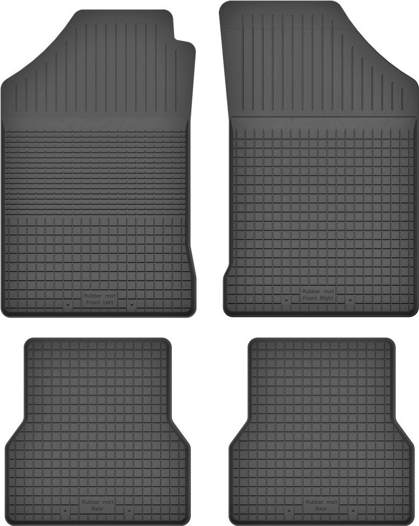 Gummifußmatten 4er Set, universal für: Citroen ZX Fließheck (1991-1998)
