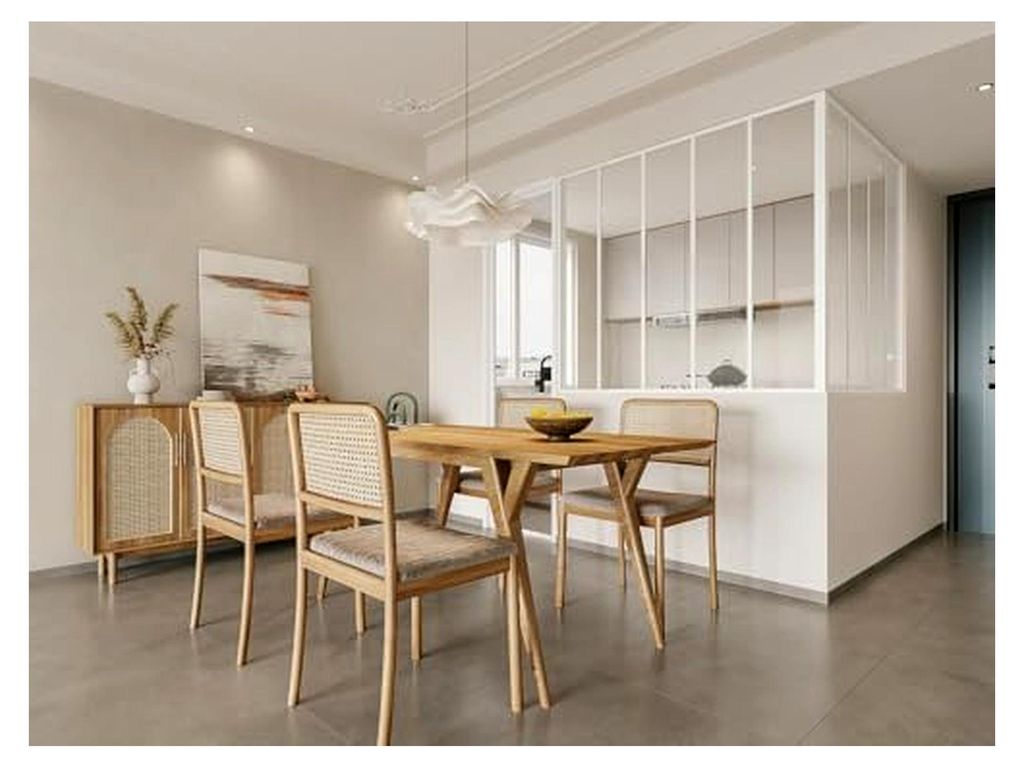 Eckglaswand - 150 x 120 x 130 cm - thermolackiertes Aluminium - Weiß - Bayview