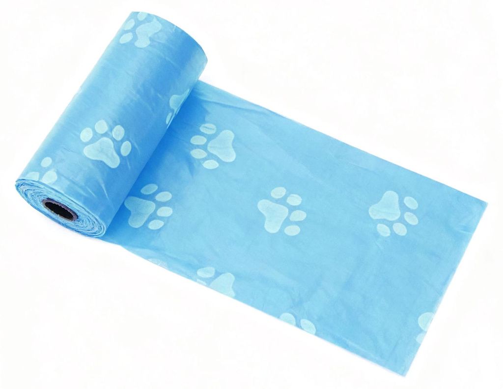 Kotbeutel-Rollabfall-Müllspender, Kunststoff, wasserdicht, auslaufsicher, einfache Reinigung, Blau