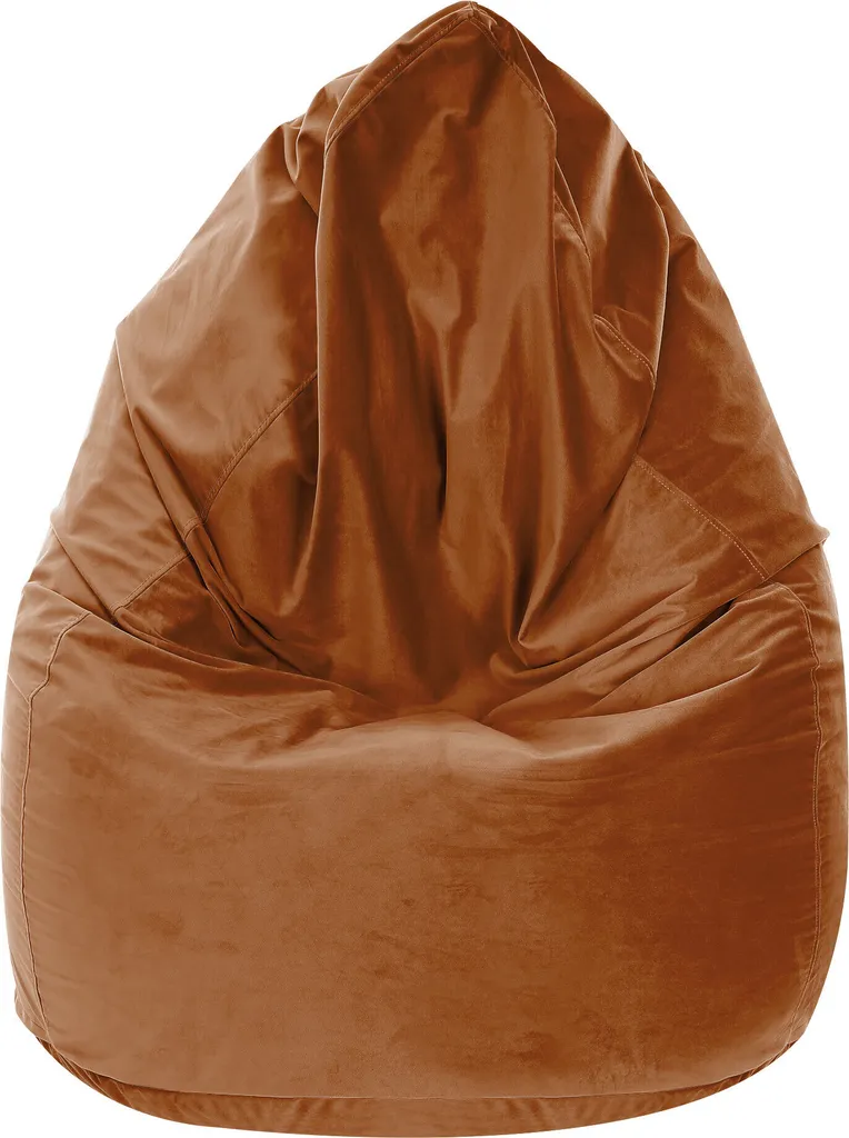 Dreamroots Beanbag Kids: Poltrona Sacco Velluto Pumpkin Spice Chic