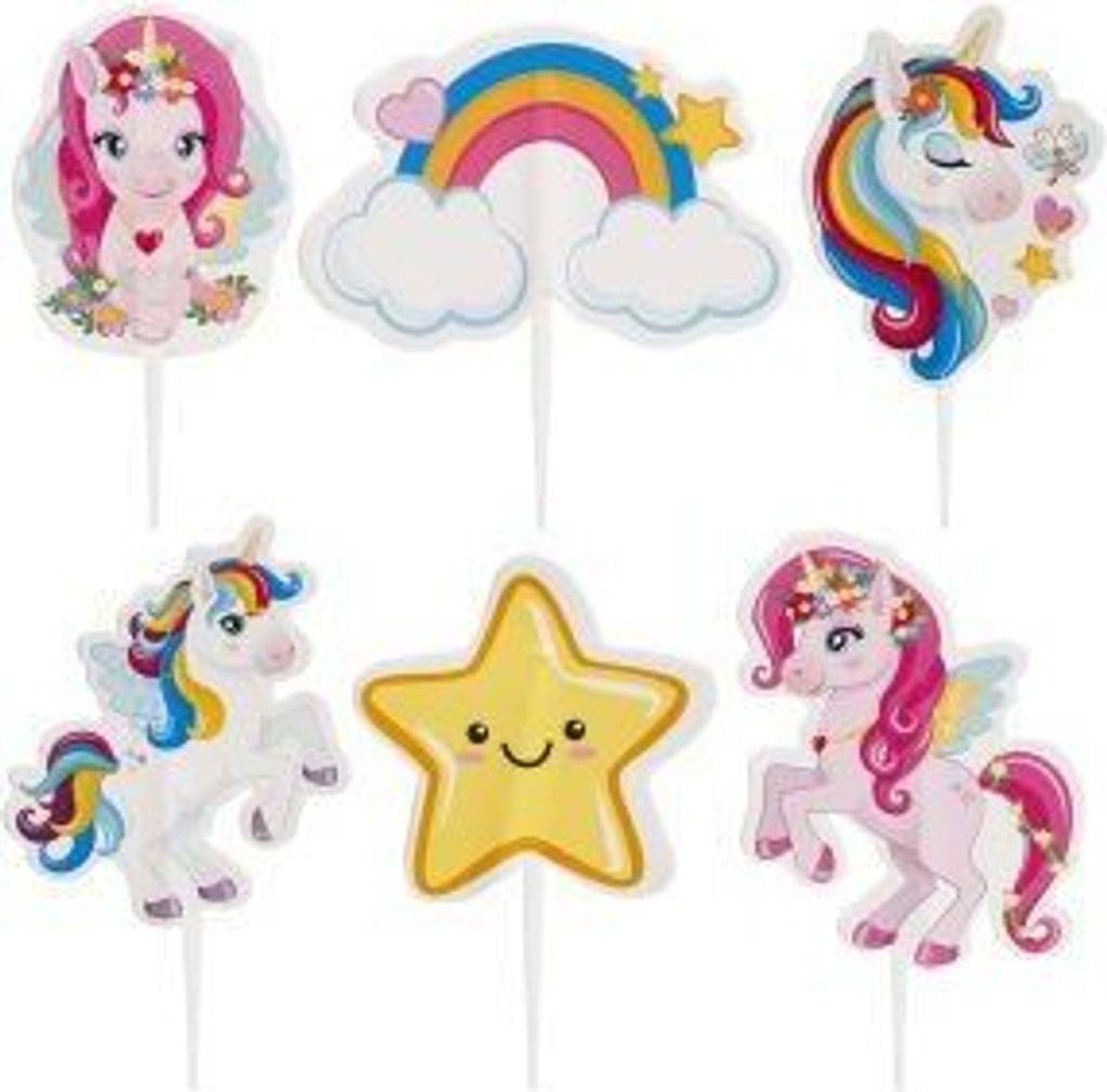 dekora - Cupcake- Und Torten-Deko-Set Einhorn Tesia - 30 Produktbild 