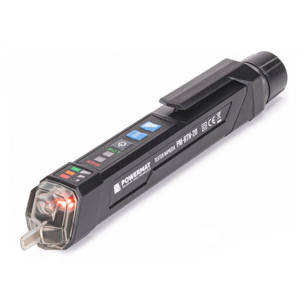 POWERMAT Bezdotykowy tester napięcia 12/48V-1000V PM-BTN-20 Zdjęcie produktu 