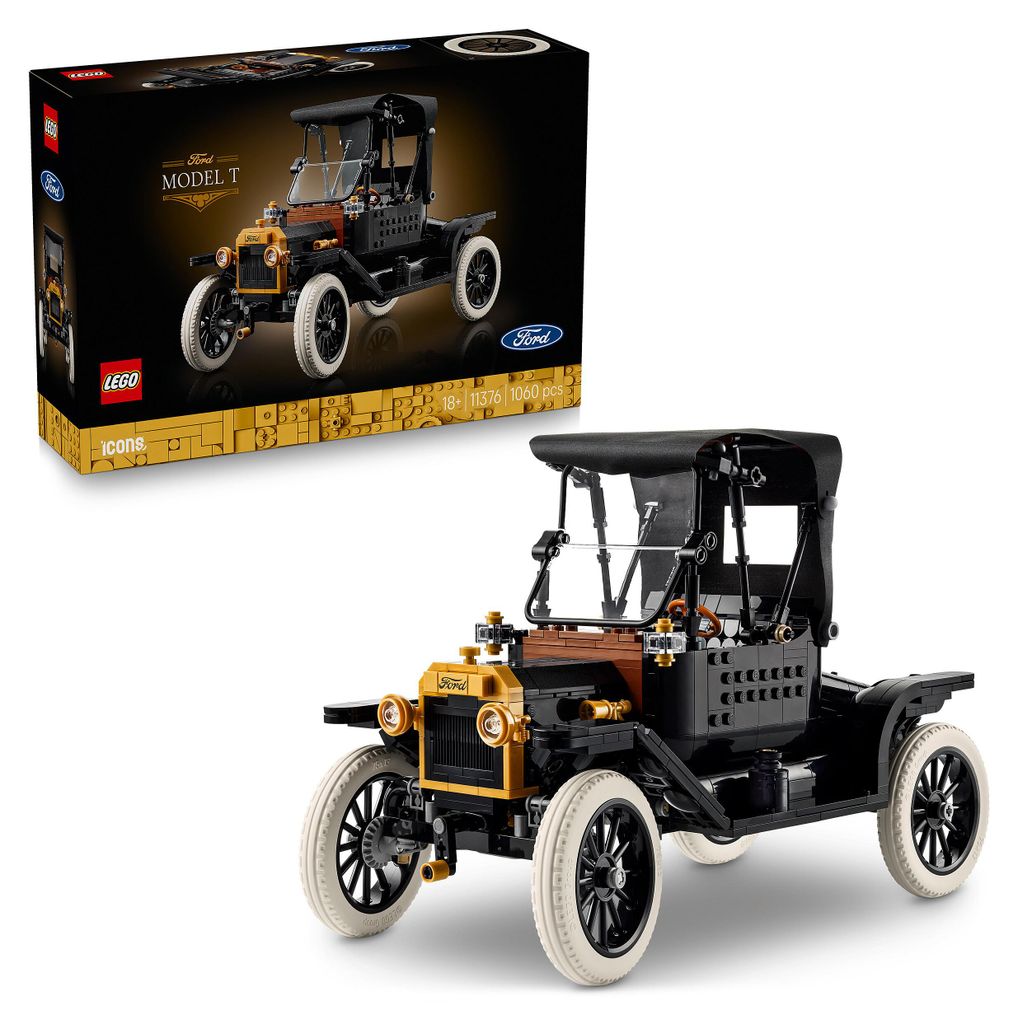LEGO ICONS Ford Model T, Zestaw do budowania, 18 lat(a), Zdjęcie produktu 