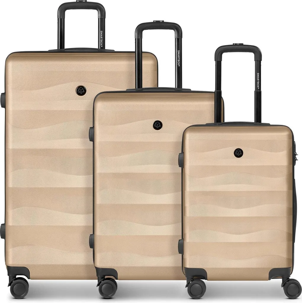 Valises de Voyage SMARTBOX Edition 03 Beige 55cm Set de 3 pour Avion