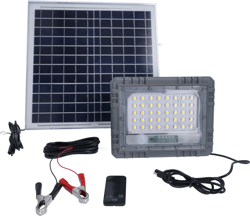 as - Schwabe LED Solarleuchte mit Bewegungsmelder und PIR-Sensor 25W 2.700lm