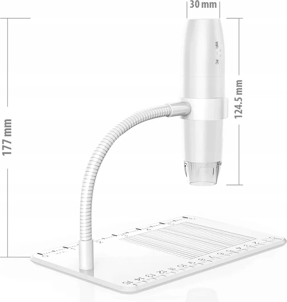 Microscope électronique WIFI Inskam 316 avec écran LCD pour l'observation