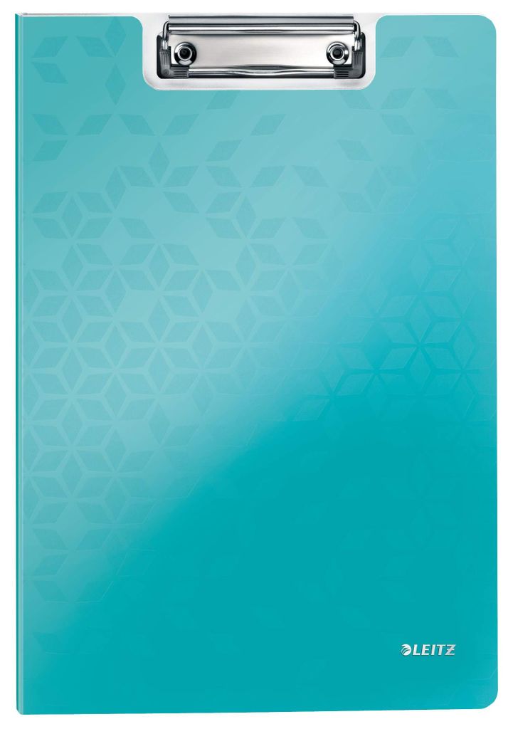 Leitz WOW Clipfolder with cover, A4, Hartschaumstoff, Blau, Produktbild 