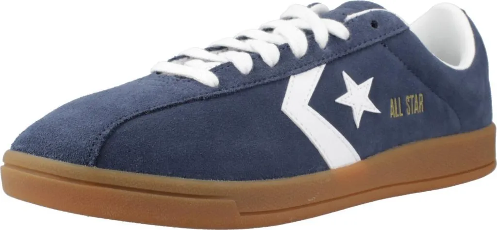 Baskets Homme en Daim Bleu - Chaussures de Ville Converse Modèle Sport