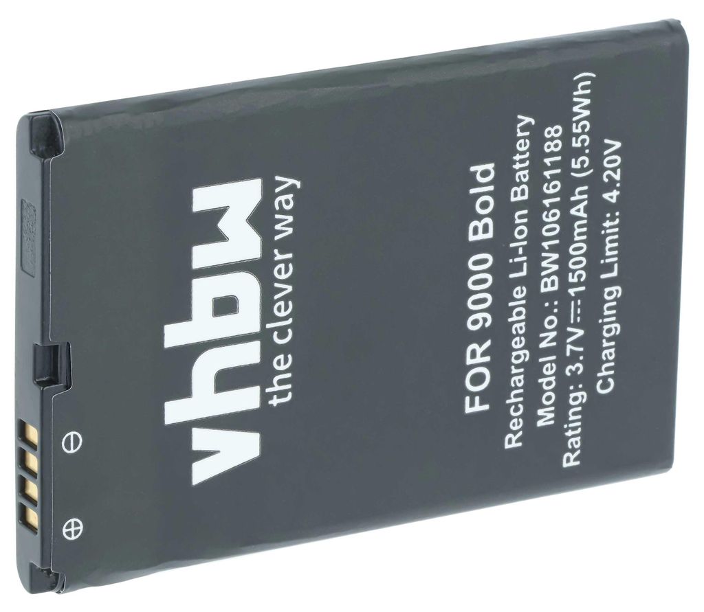 vhbw Akku kompatibel mit Blackberry Bold 9030, 9220, 9780, Produktbild 