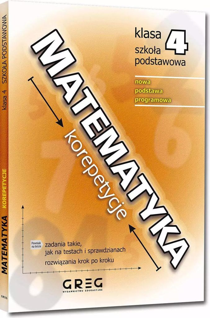 Matematyka Sp 4 Korepetycje Greg Zdjęcie produktu 