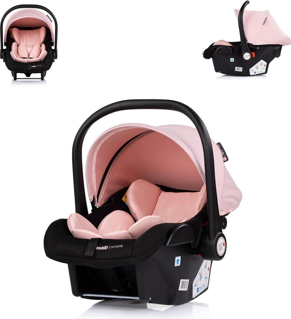 Chipolino Babyschale Amore i-Size Gruppe 0+ (0 - 13 kg) Kissen Griff verstellbar