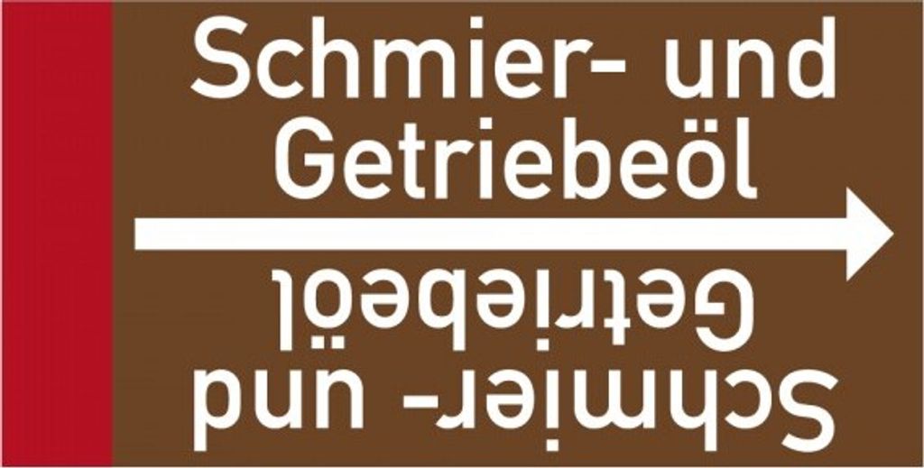 Dreifke Rohrleitungsband Schmier- und Getriebeöl, DIN 2403, ab Ø 15mm, braun...