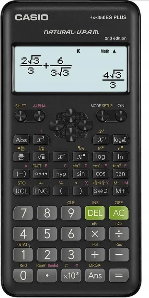 Calculatrice Casio FX 350 ES PLUS 2E pour éviter les erreurs de calcul