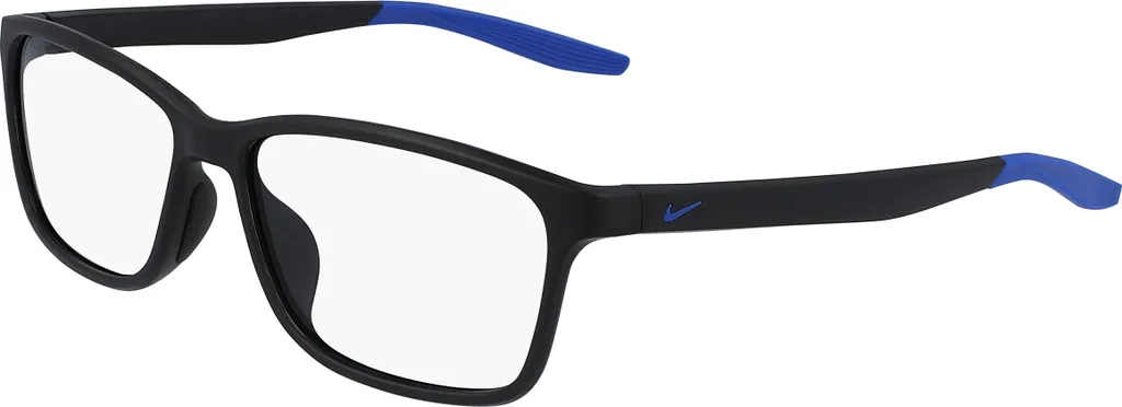 Lunettes Nike 7118 008 en acétate léger Monture noire robuste pour hommes
