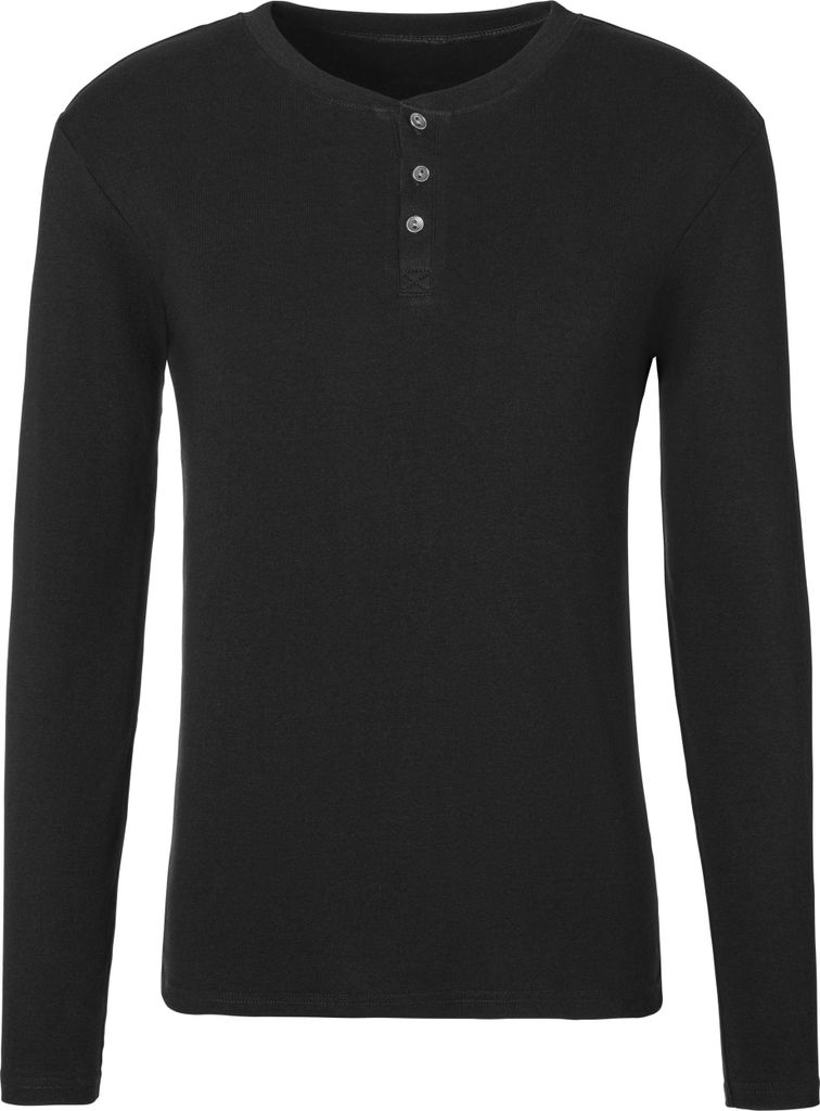 H.I.S. Langarmshirt schwarz Größe S