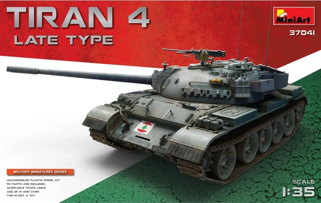 MiniArt 1:35 Tiran 4 Late Production Maquette de Char Israélien 37041