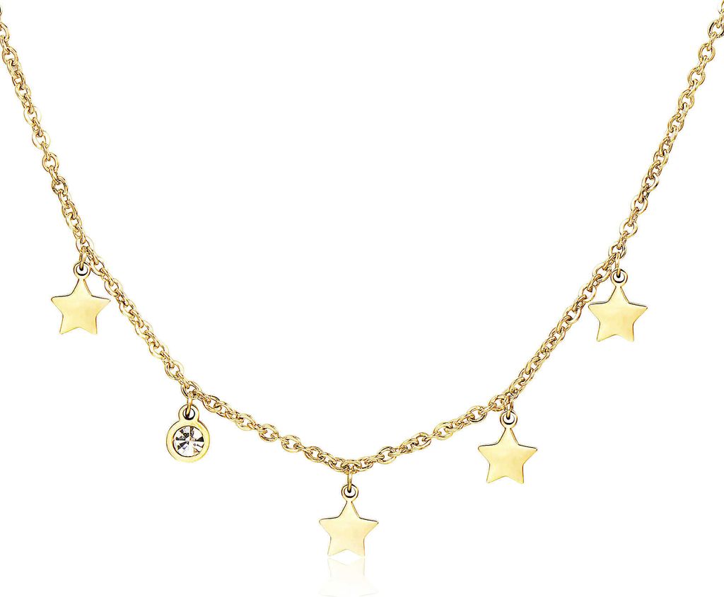 Halsketten Mit Hängenden Anhängern Sagapò Gold Kollektion Luce - frau