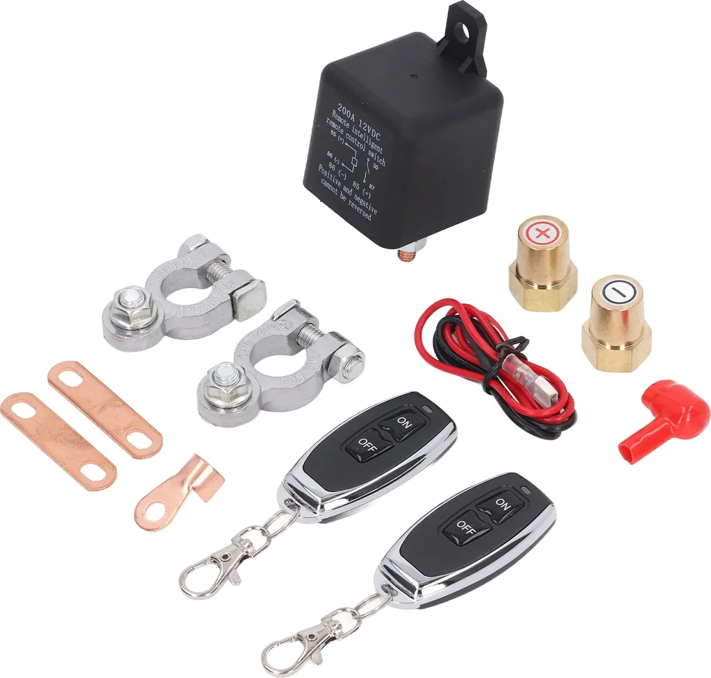 Interrupteur de coupure d'alimentation batterie avec commande à distance