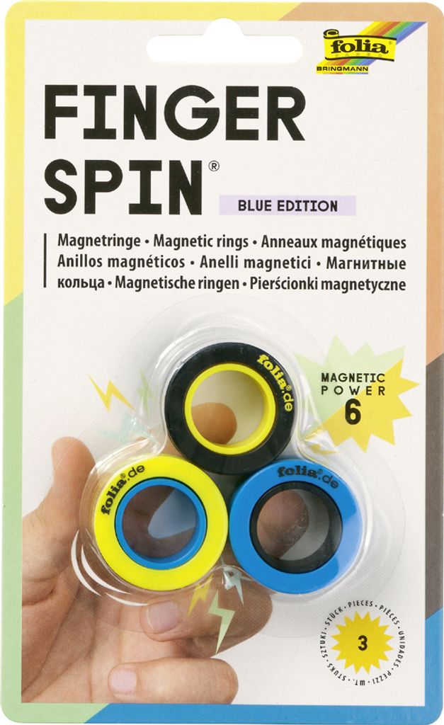 folia 33301 folia anelli magnetici Finger Spin EDIZIONE BLU Immagine del prodotto 