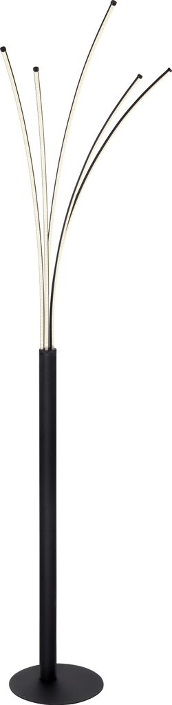 Globo Lighting|Stehleuchte Metall schwarz matt, LED