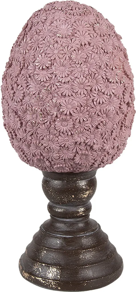 Œuf Décoratif de Pâques 28 cm Rose Pastel pour Décoration de Table