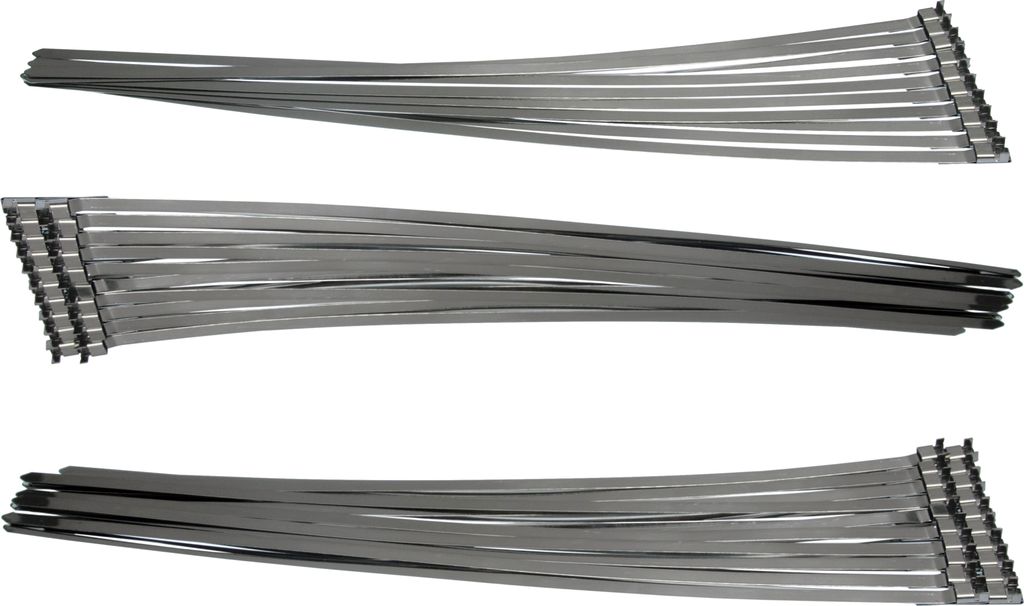 50 x Vorgefertigte Edelstahl 304SS Schlauchbandschelle Edelstahlschellen L740mm