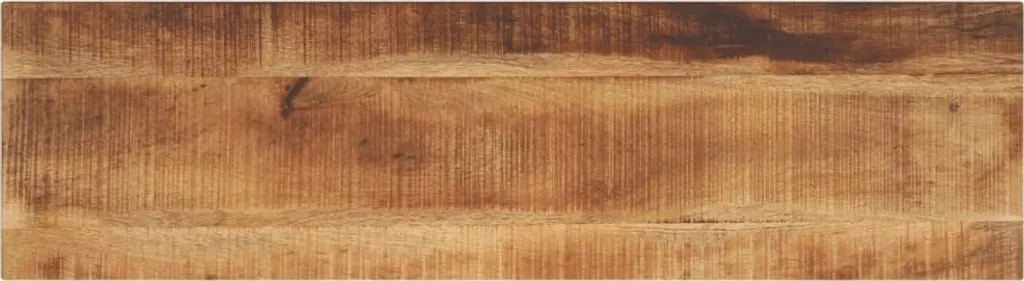 Top Tavolo Legno Mango 100x30x3,8 cm Massello Grezzo per Fai-da-te