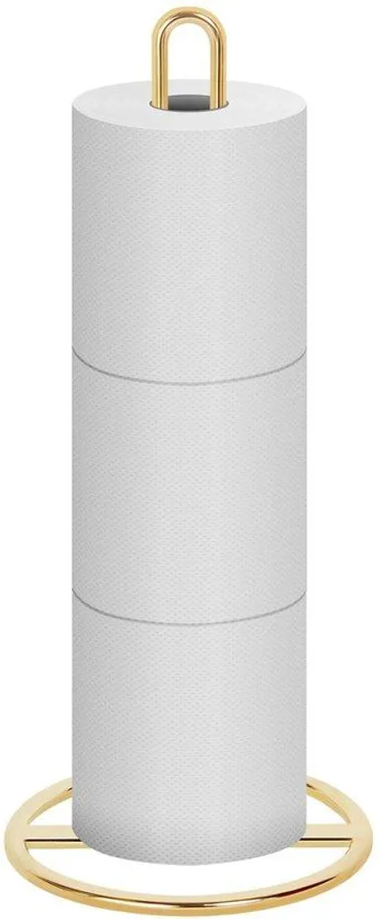 Porte-rouleaux de papier toilette Goldsatz doré pour 3 rouleaux de WC