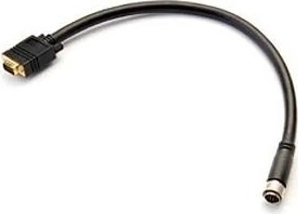 Kindermann 7484000106 Câble Adaptateur VGA 13 Broches Noir de 0,35 m