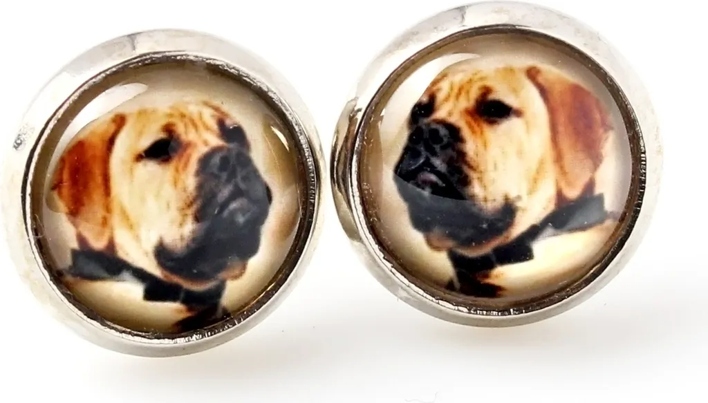 Orecchini con Bulmastif Art-Dog: Il Regalo Ideale Fatto a Mano