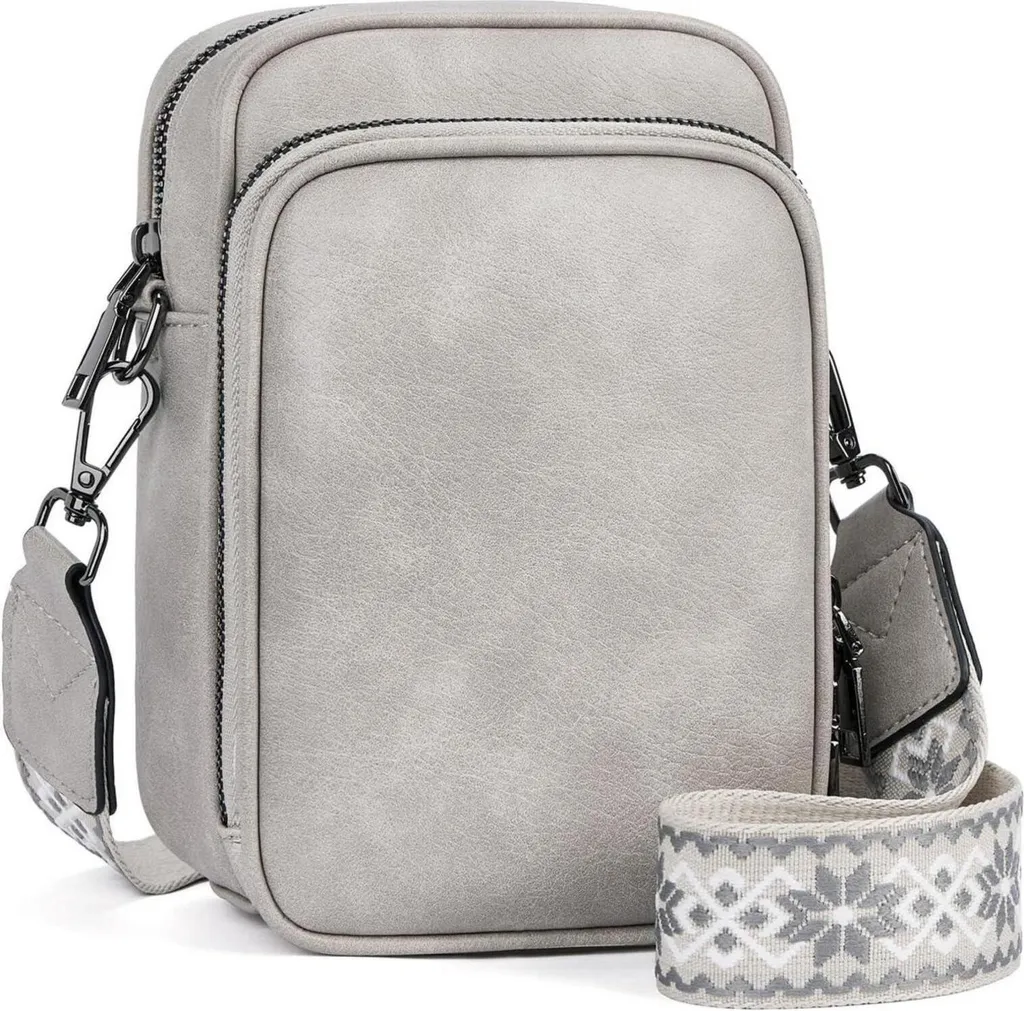 Petit Sac à Main Bandoulière Femme Cuir et Protection RFID Intégrée