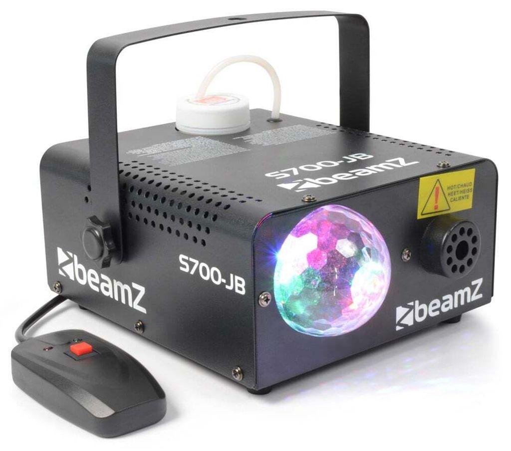 Beamz S700-JB Nebelmaschine mit Licht Fernbedienung und Produktbild 