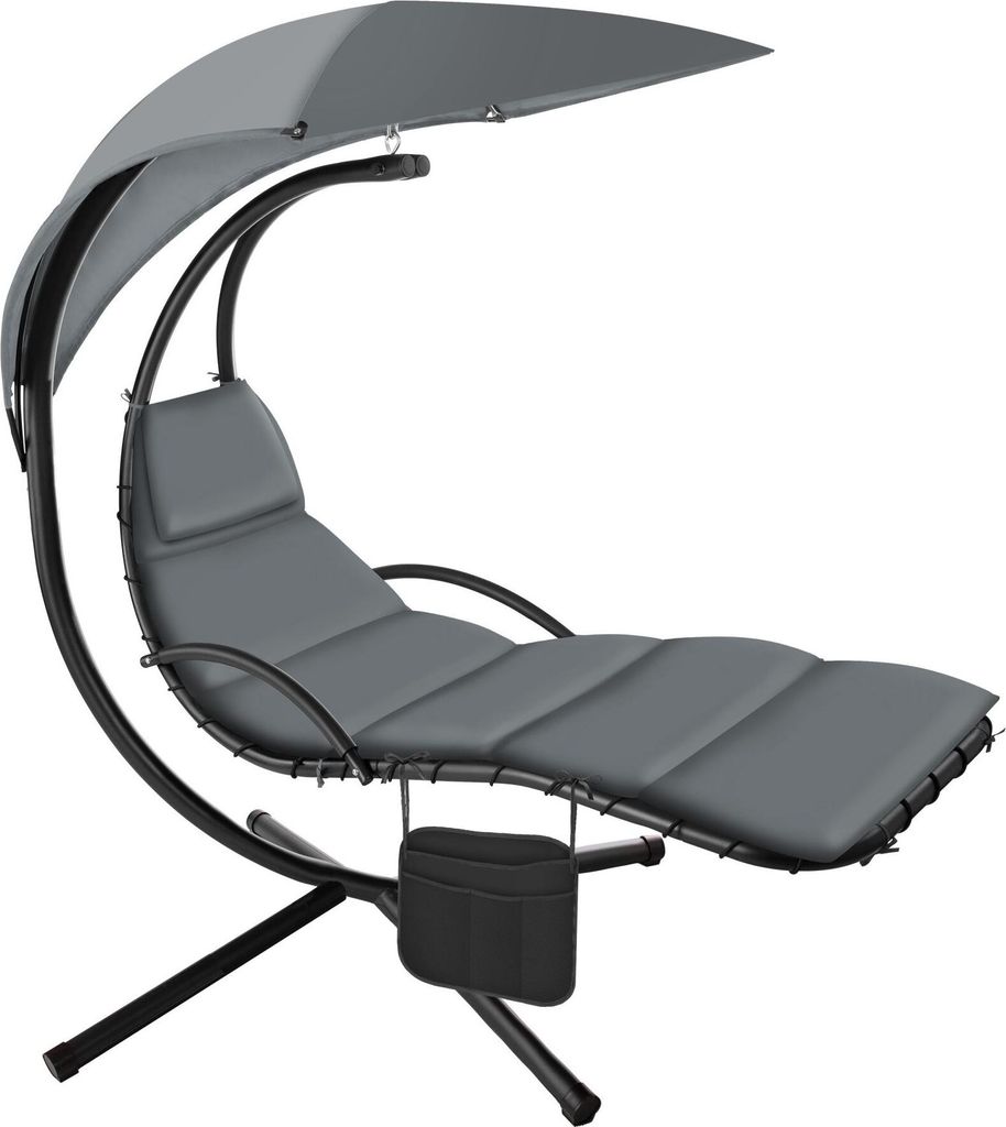 Fauteuil suspendu Elaria avec pare-soleil et poche latérale Image du produit 
