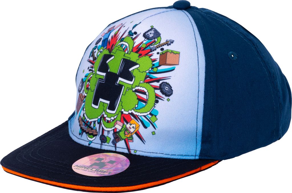 Minecraft Snapback Kappe - Explosion Design, Verstellbar, Produktbild 3